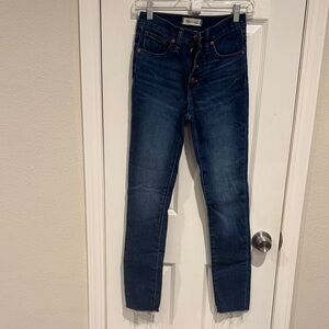 Madewell Dark Blue Skinny Jeans